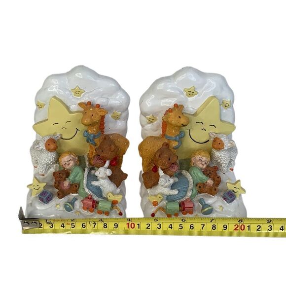 Vintage Resin Children’s Book Ends - Picture 5 of 10